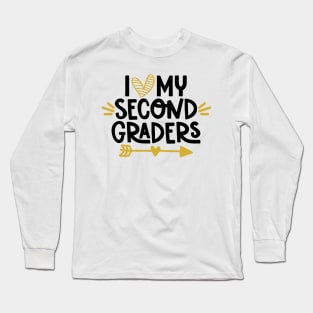 I Love my Second Graders Teacher School Back to School Long Sleeve T-Shirt